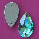 Aufnhstein Tropfen 3230, Blue Zirkon, 12 x 7 mm,  sew-on-stone SA-004-3-6