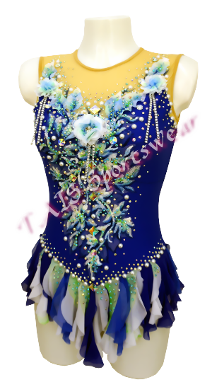 RSG Anzug BL-1135-WF - RG Leotard - Rollschuhlauf - Eiskunstlauf