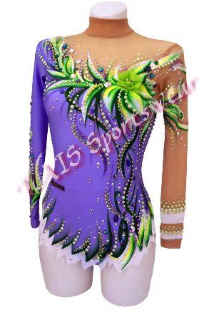 RSG Anzug RO-FR-57-A - RG Leotard - Rollschuhlauf - Eiskunstlauf