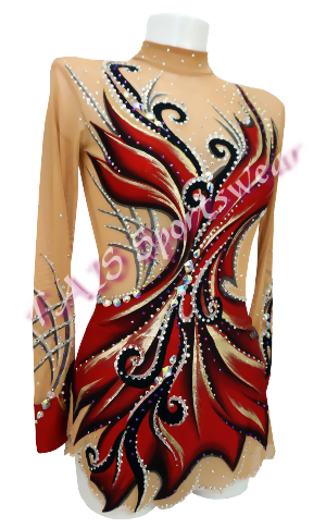 RSG Anzug KL-721b - RG Leotard - Rollschuhlauf - Eiskunstlauf